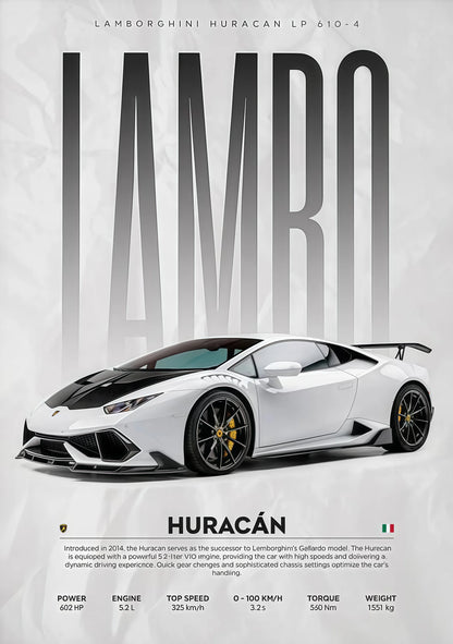 Modern Famous Cars W16 750S Canvas Painting Wall Art Fashion Luxury Sports Car Poster Prints For Living Room Home Decor Gift 