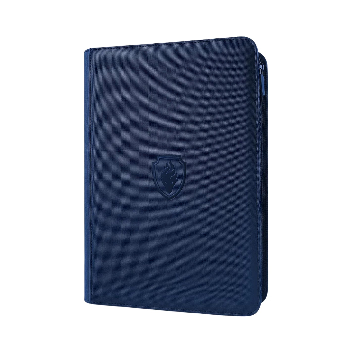9 Pocket Zipper Card Binder, 360 Trading Card Holder Book, Premium PU Cover Zip Binder for Cards, Durable Side Loading Card