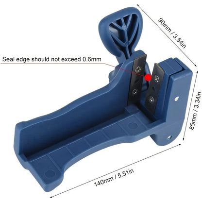 Handle Edge Trimmer Edgebanding End Banding Machine End Cutter Set for Wood Furniture Cabinet Manual Tail Trimming Tool Plast