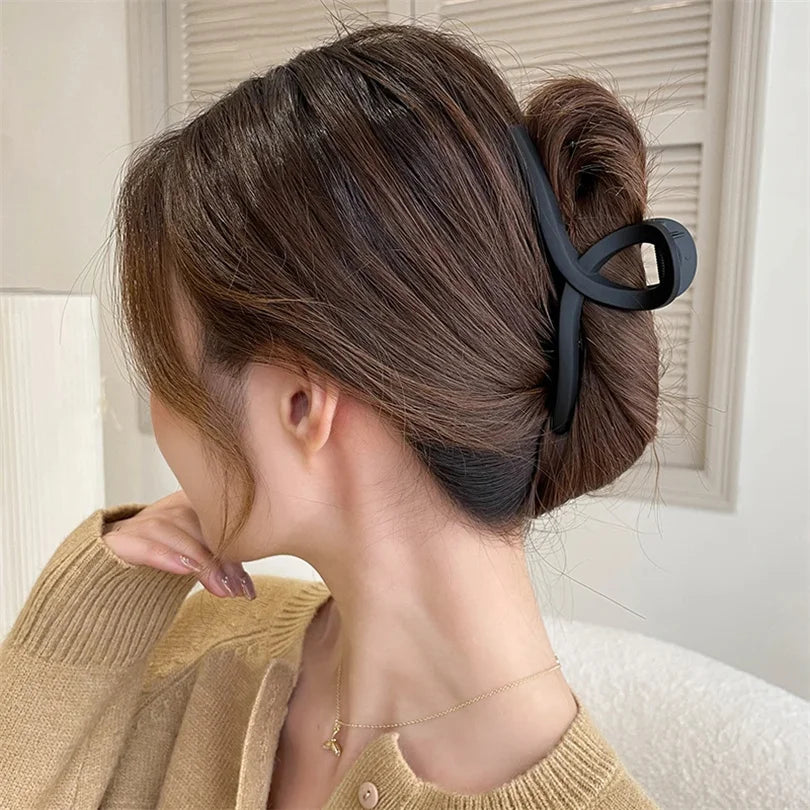 Barrettes Fashion Women Acrylic Hair Claws Clips Hair Accessories Hairpins Ladies Hairgrip Headwear Girls Ornaments Crab Band