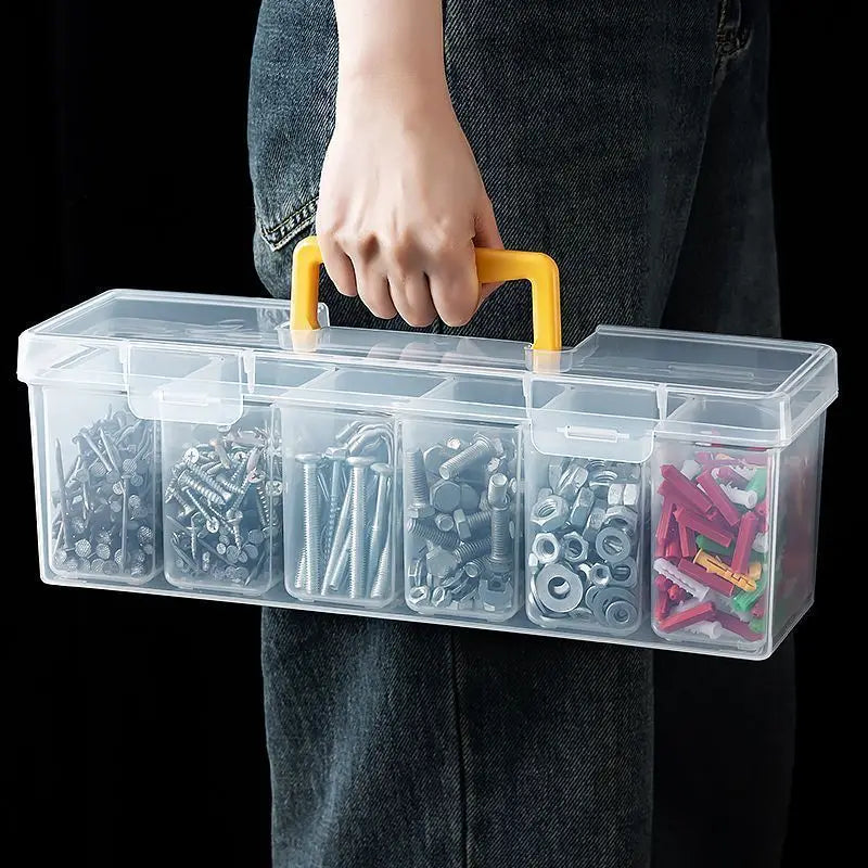 1/7pcs Tool Parts Storage Box Set Multi-Compartment Tool Organizer,Sorting Box for Screws,Wrenches,Hardware Accessories,and T