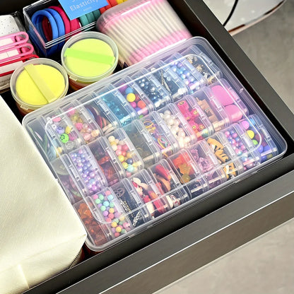 DIY Diamond Painting Embroidery Storage Box, Nail Art Jewelry Rhinestone Mosaic Storage Container, Multifunctional Storage Bo