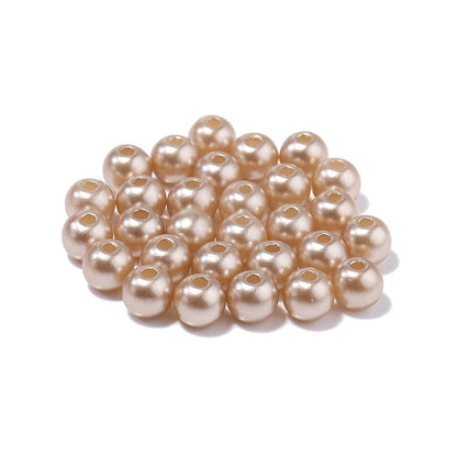 50-1000pcs/Lot Round ABS Imitation Pearl Beads Loose Beads Plastic Acrylic Spacer Bead For Jewelry Making Diy Bracelet Neckla