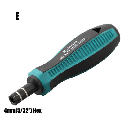 1PCS 6.35mm 4mm Hex 5mm Round Adapter Screwdriver Handle Screwdriver Bit Hand Shank Holder Multi Purpose Screwdriver Bit Hand