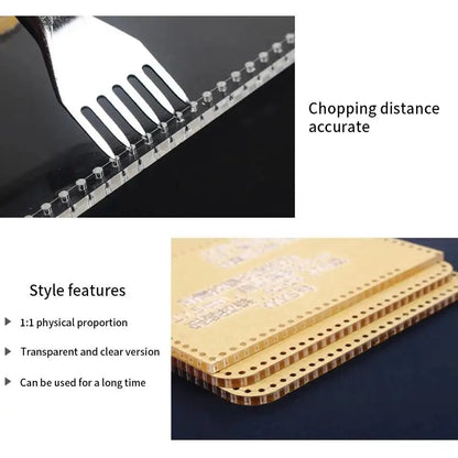 5Pcs/Set Transparent Acrylic Wallet & Card Bag Template DIY Leather Craft Making Tool Stencil