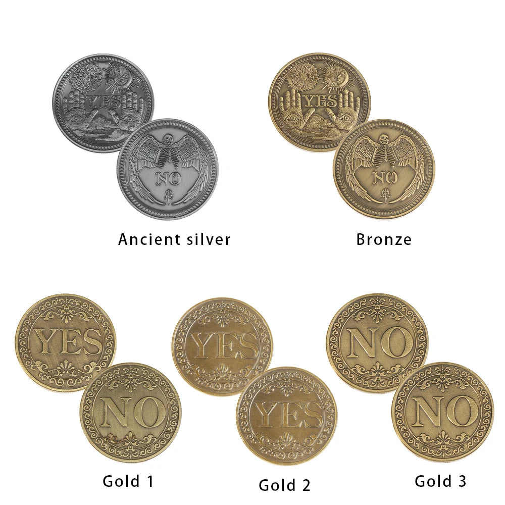 1PC Bronze Yes No Commemorative Coin Collection Gift Souvenir Souvenir Art Metal Antiqu Lovers Craft Gift