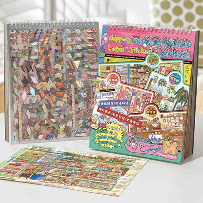 8 Types of Scene Simulation Store Management Stickers Collection, Immersive Miniature Stickers, Supermarket and Convenience S