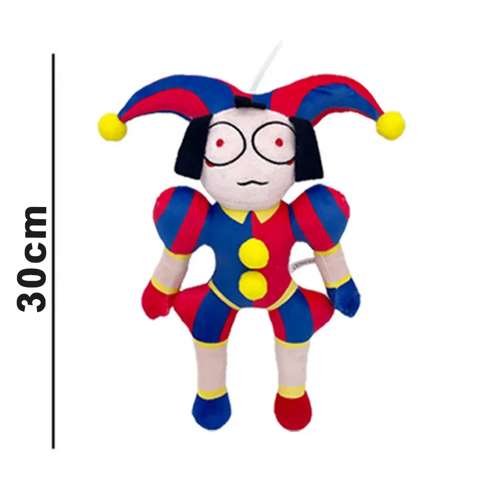 /New Styles The Amazing Digital Circus Pomni Jax Plush Toy Anime Cute Theater Rabbit Doll Cartoon Clown Christmas Kids Gifts 