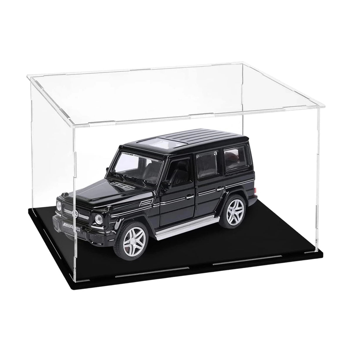 Acrylic Clear Display Case Box Dustproof Protection Showcase Cube Collectibles Show Box for Action Figures,Dolls,Car Model