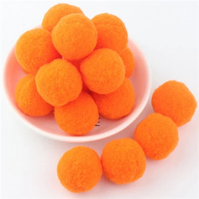 Soft Pompom Fluffy Pompones Plush Craft Pom Poms Ball Furball mini 8mm to 30mm Pompon Christmas Decoration Kids Toys crafts -
