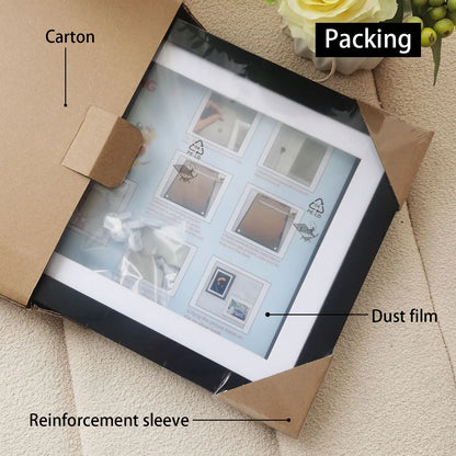 Wood Flap Art Frames Magnetic A4 Photo Frame Framed Picture DIY Children's Exhibition of Paintings Home Decoration Storage Ra