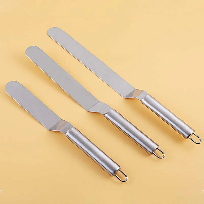 Stainless Steel Baking & Pastry Tools Portable Cream Spatula Cake Butter Kitchen Pastry Cake Decoration Tools Kitchen Gadgets