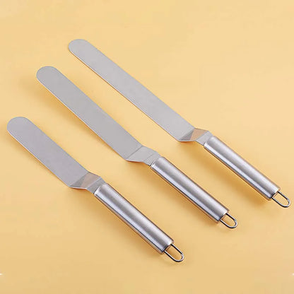 Stainless Steel Baking & Pastry Tools Portable Cream Spatula Cake Butter Kitchen Pastry Cake Decoration Tools Kitchen Gadgets
