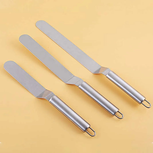 Stainless Steel Baking & Pastry Tools Portable Cream Spatula Cake Butter Kitchen Pastry Cake Decoration Tools Kitchen Gadgets