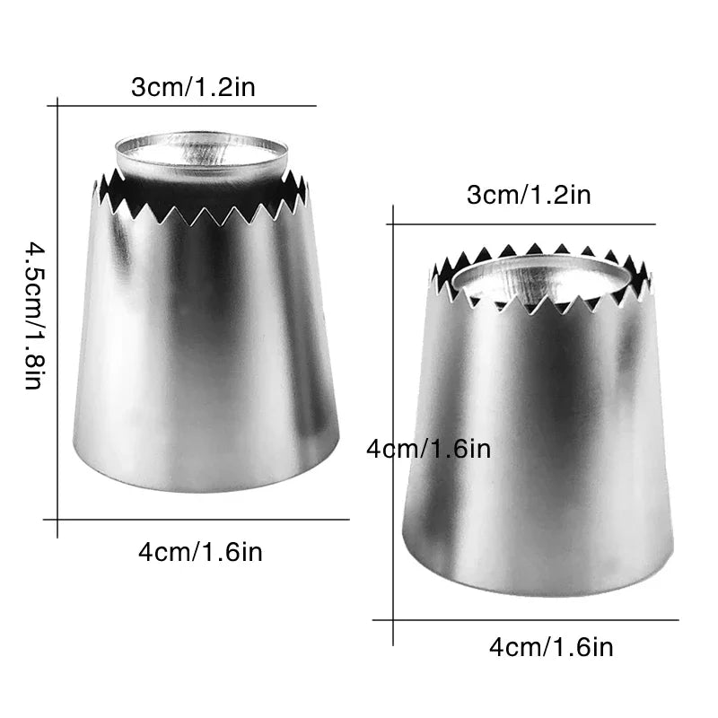 New Icing Piping Nozzles Cookie Biscuit Russian Ice Cream Pastry Tips Cake Mold Cake Decorating Tools Kitchen Gadgets