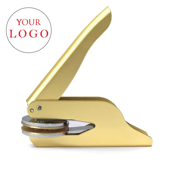 Embosser Stamp LOGO Customized Wedding Library Book Private Seals Customization Envelope Party Invitation Embossing Stamps DI