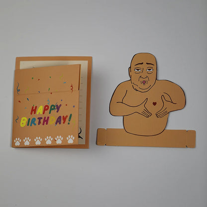 Funny Happy Birthday Pop-Up Birthday Card Cute Desktop Novelty Hilarious Desktop Decoration For Party Fun Office/Home Decor