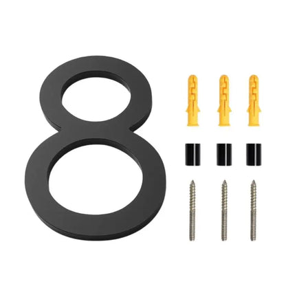 Modern Black Acrylic Address Plaque 0-9 House Number Apartment Door Number For Front Yard And Entryway D2RD