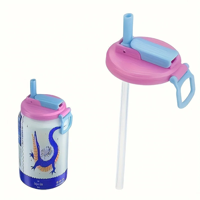 Reusable Soft Drink Can Lid. Soda Drink Can Lid Can Be Used for Beverages, Juices, and Soft Drinks, and Comes with A Straw - 