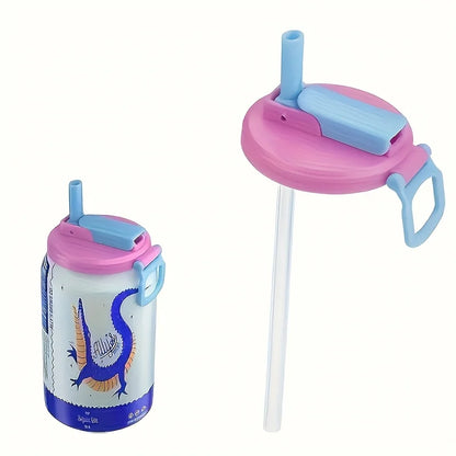 Reusable Soft Drink Can Lid. Soda Drink Can Lid Can Be Used for Beverages, Juices, and Soft Drinks, and Comes with A Straw - 