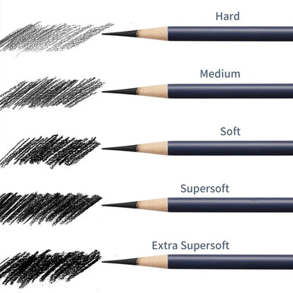 5/10PCS Faber Castell Goldfaber Charcoal Graphite Sketch Set Pencils for Drawing Sketches Shading Artists Art Supplies