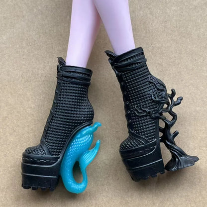 Colorful Monster Doll Boots Novelty Sandals 1/6 Scale Doll Shoes Accessories for Doll Decorations - NO.32