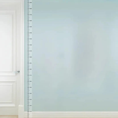 2m Wall Height Measurement Card - Easy-to-Read Durable PC Material Writeable & Removable Ideal for Room Decor Wall Decoration