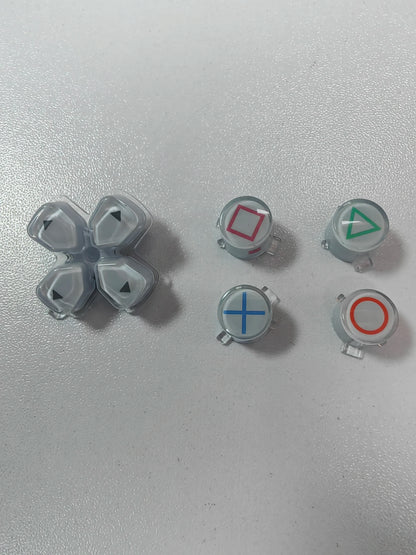 for PS5 30th anniversary edition including shell and button and retro - white button