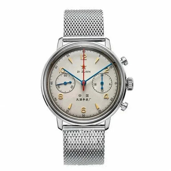 Men's watches 1963 pilot automatic watch 42mm waterproof retro quartz chronograph vintage dress watch