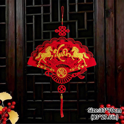 Vietnamese Spring Festival Decorations Paper Flowers Hanging Ornament 2026 New Year Home Decoraitons Room Wall Decor - S10