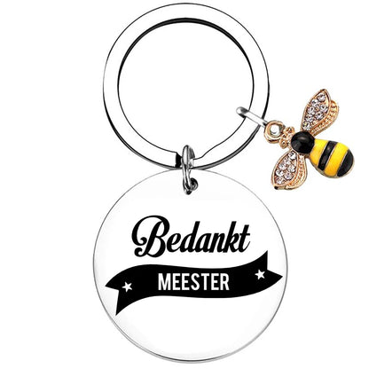 Dutch liefste juf Teacher Gifts for Women Teacher Keychain Teacher Appreciation Gifts thank You Gifts for Teachers - 23