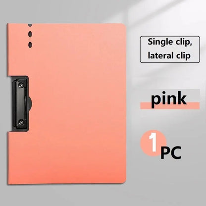 1pc A4 File Folders, Documents Organizer, Clipboard With Cover, A4 Paper Folder For Business & School, Stationery & Office Su