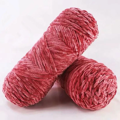 DIY 100% Polyester Velvet Yarn Amigurumi Accessories Dolphin Baby Plush Yarn Soft Chenille Yarn for Knitting 1 Skein 100g 130