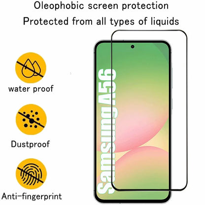 2/4PCS Cristal Templado For Samsung Galaxy A56 A55 A54 A53 Tempered Glass For Samsung A18 A17 A27 A37 A57 A36 A26 A16 Screen 
