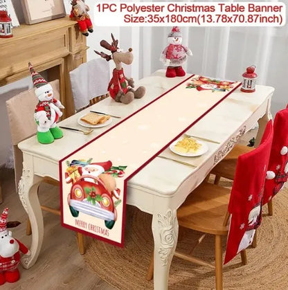Table Runner Christmas Decoration For Home Decor 2025 Gifts - 32