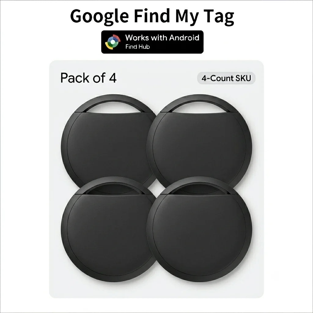 Android Smart Tag Device Tag for Keys,Wallet,Luggage,Pets Tracker Tag,Bluetooth,Works with Find My,Item Finders Tracking Tags