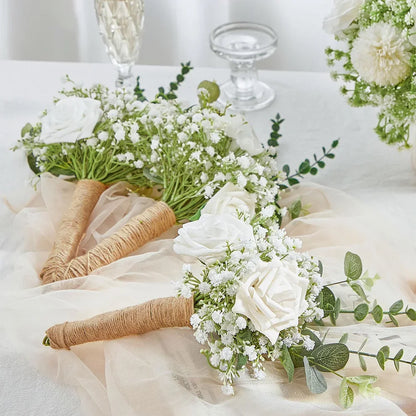 10/15pcs Artificial Flowers Baby Breath Flower Fake Gypsophila for Wedding Party Home Decoration Floral Bouquets DIY Accessor