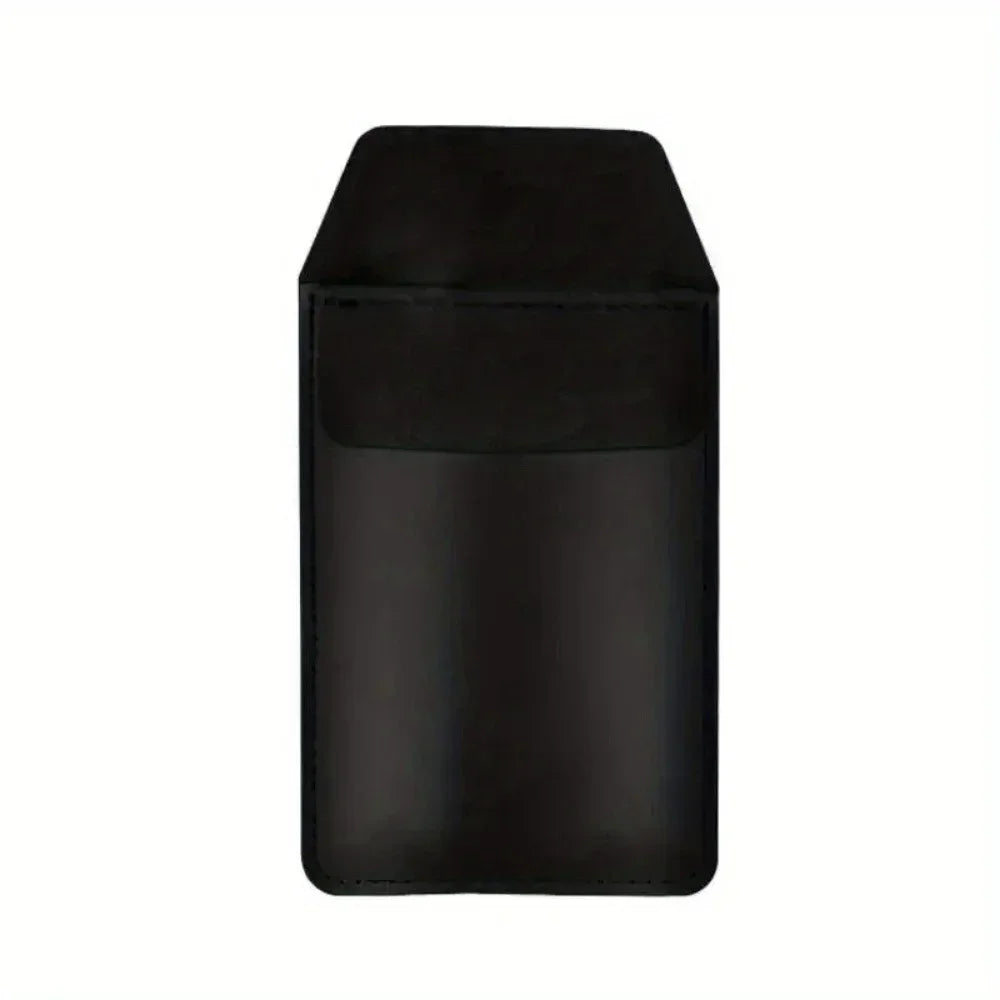 1PC Pocket Protector Leather Pen Pouch Holder Organizer Handmade Pencil Pocket Holder for Lab Coat Shirt Note School Office