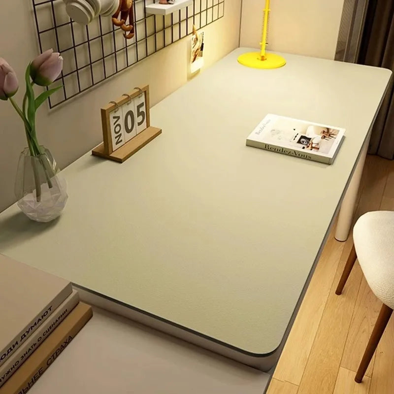 Leather Table cloth for Home Easy Clean Table Protector Waterproof Tea Coaster Large Desk Mat Anti-Slip Gamer Keyboard Mouse 