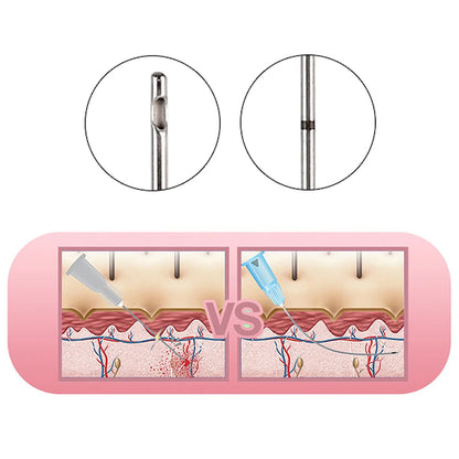 50pcs Disposable Blunt Tip Cannula Needle For Filler Injection 18G 21G 22G 23G 25G 27G 30G Uric Acid Facial Filling Nose 1 bo