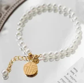 Stainless Steel Heart-shaped Ladies Elegant Bracelet For Women Crystal Bangle - F24