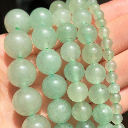 Natural Stone Dark Blue Chalcedony Jades Beads Round Loose Spacer Beads For Jewelry Making 4/6/8/10/12mm DIY Handmade Bracele