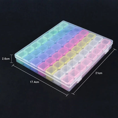 5D DIY Diamond Painting Tools Accessories Storage Box Container Diamond Embroidery Accessories Drill Box Mosaic Container Cas