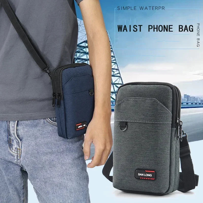 Waterproof Waist Bag Purse Single/double Layer Outdoor Waist Fanny Pack Men Phone Pouch Camping Hunting Tactical Bag with Bel