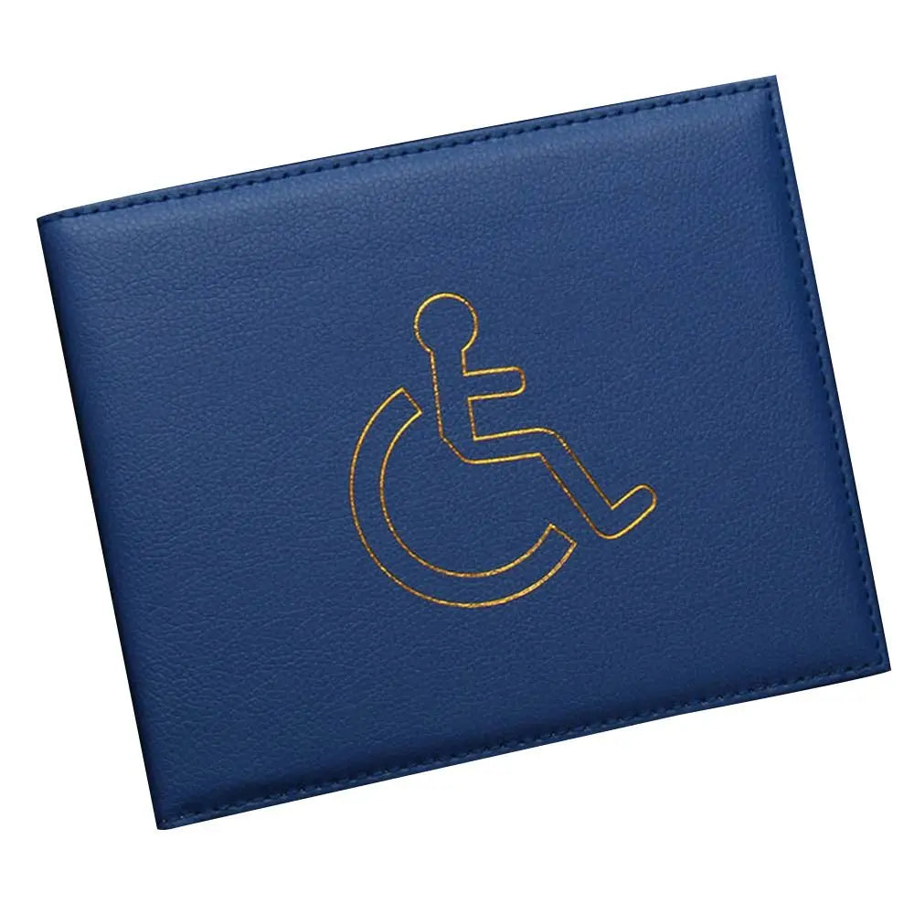 Handicapped Wallet Identity Badge Certificate Protection Cover Disabled Blue Badge Holder Document Safe Parking Permit Displa