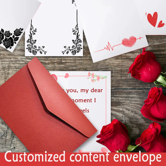 DIY Custom Envelopes Letter, Valentine's Day Letter Customization, Friend Blessing Letters, Company Documents Print, Mail a L