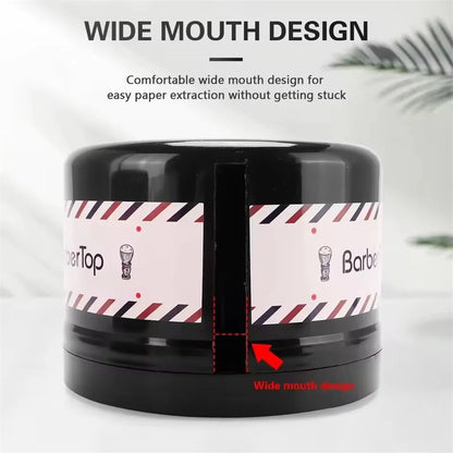 Professional Hair Neck Strip Paper Case Barber Neck Paper Roll Holder Disposable Tissue Collar Tape Box Hairdressing Accessor