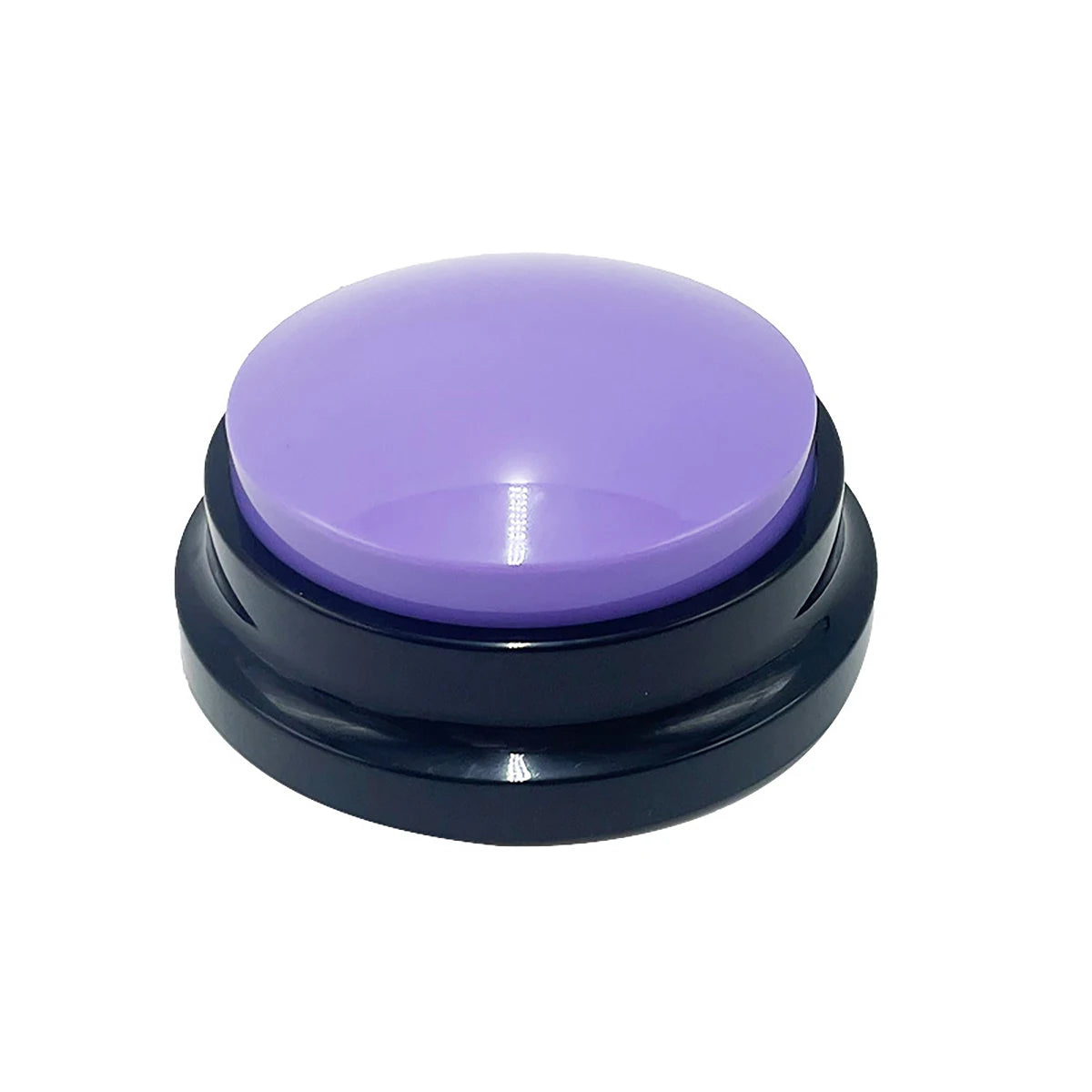 Dog Communication Buttons Voice Recording Button for Pet Training Buzzer Record Playback Funny Gift for Talking Pet - PURPLE