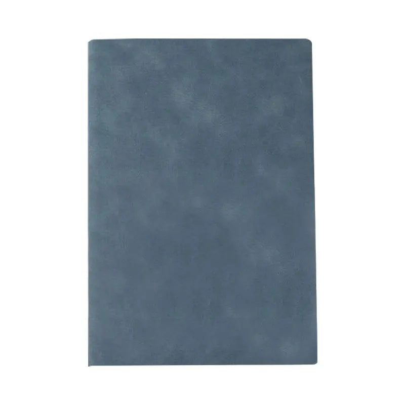 A5 A6 Sheepin Notebook Leather Office Journal Diary Notepad Stationery Student Class Lined NoteBook 160 Pages/240 Pages - blu