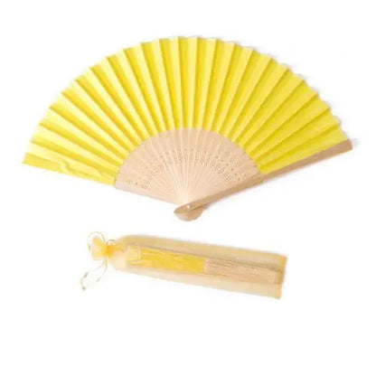 20pcs Personalized Engraved Silk Hand Fan Wedding Fold Fan Vintage Fans Customized Wedding Favor